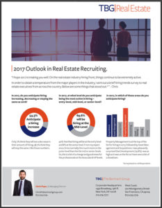TBG Real Estate Outlook Survey